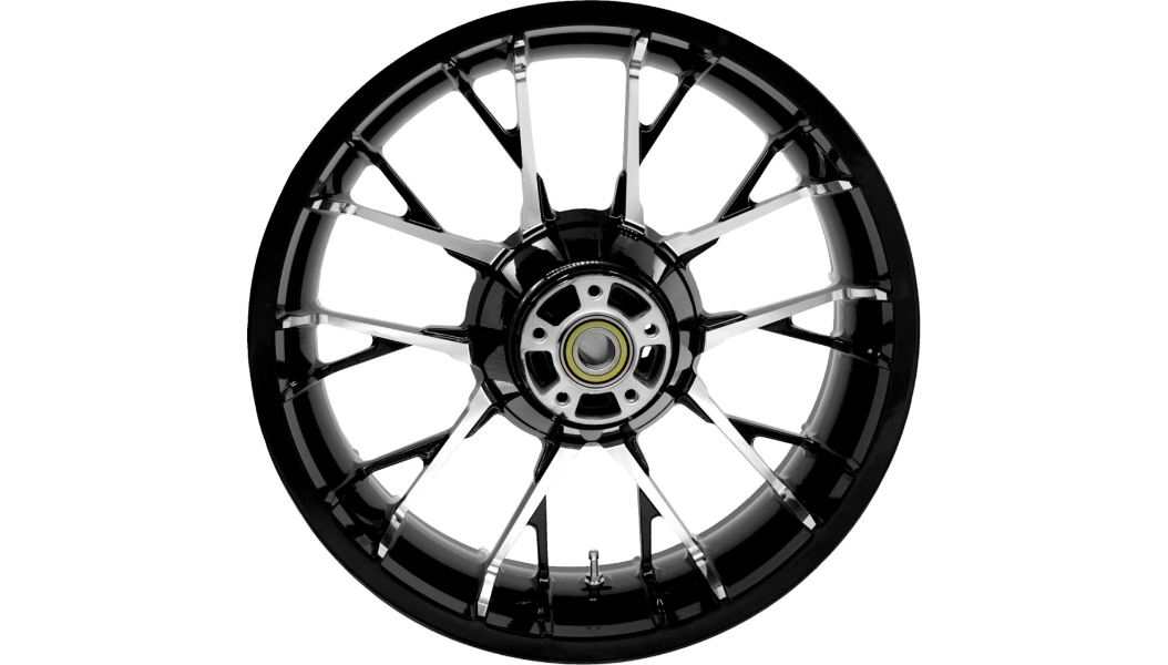 Precision Cast Marlin 3D Rear Wheel - 18in. x 5.5in. - Black Cut
