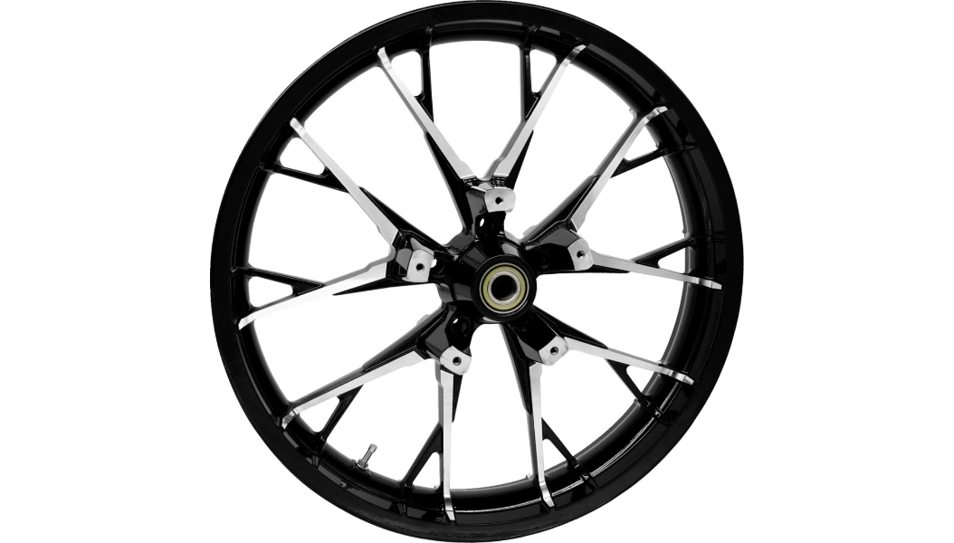 Precision Cast Marlin 3D Front Wheel - 21in. x 3.5in. - Black Cut