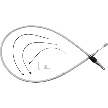 Alternate Length Sterling Chromite Quick Connect Braided Upper Clutch Cable - 44in.