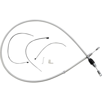 Alternate Length Sterling Chromite Quick Connect Braided Upper Clutch Cable - 50in.