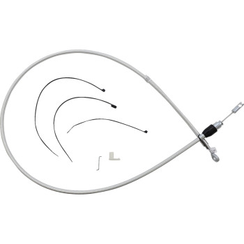 Alternate Length Sterling Chromite Quick Connect Braided Upper Clutch Cable - 52in.