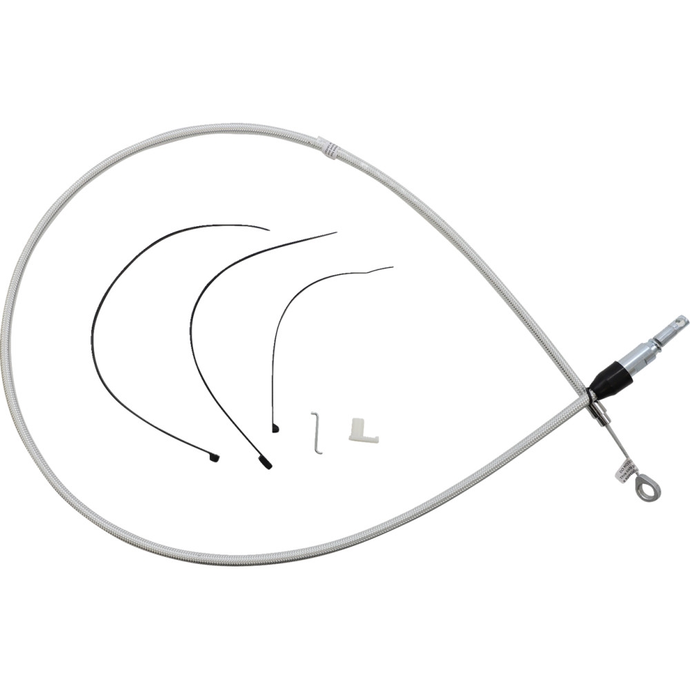 Alternate Length Sterling Chromite Quick Connect Braided Upper Clutch Cable - 54in.