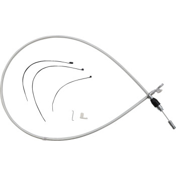 Alternate Length Sterling Chromite Quick Connect Braided Upper Clutch Cable - 56in.