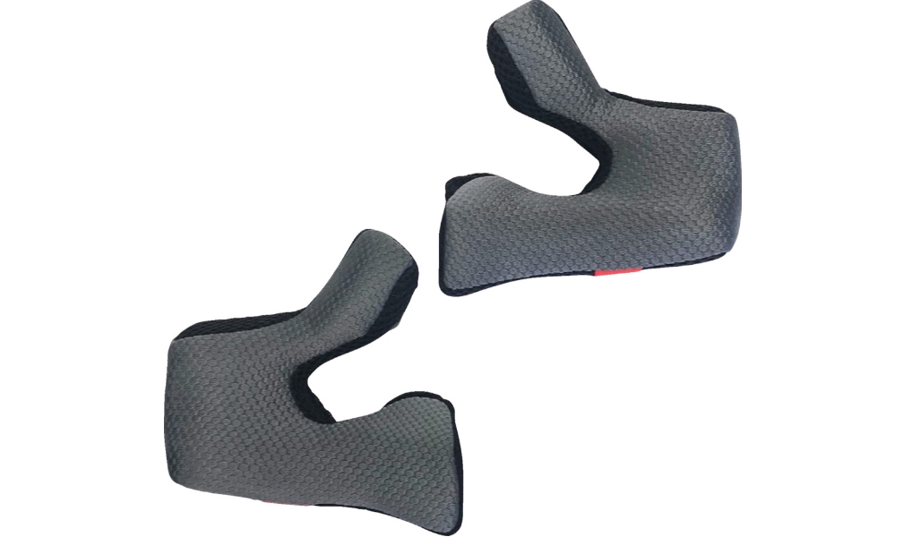 Cheekpads for ATR-2 Youth Helmet - 35mm - Black/Silver