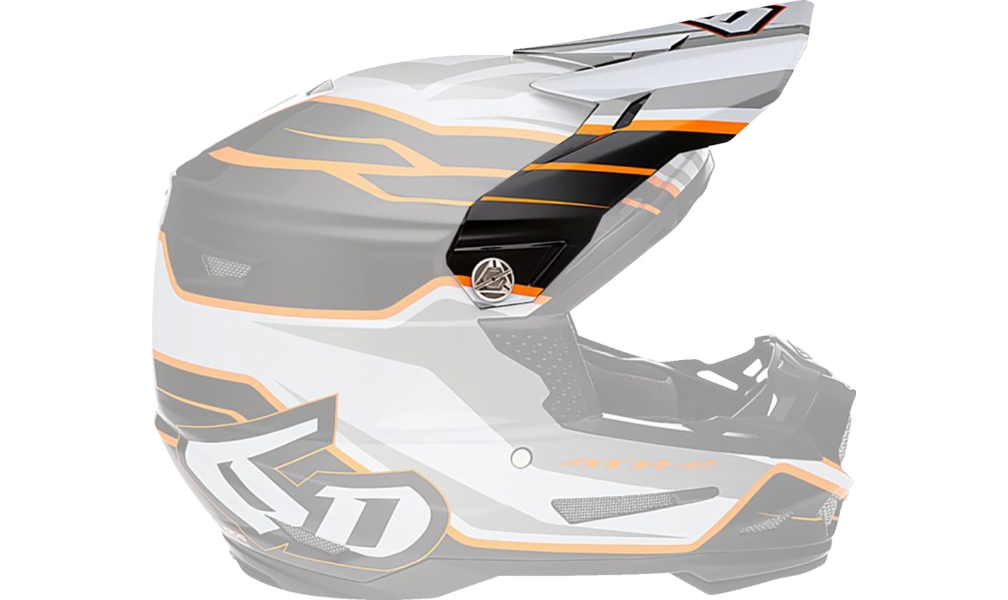 Visor for ATR-2 Helmet - Phase White/Orange