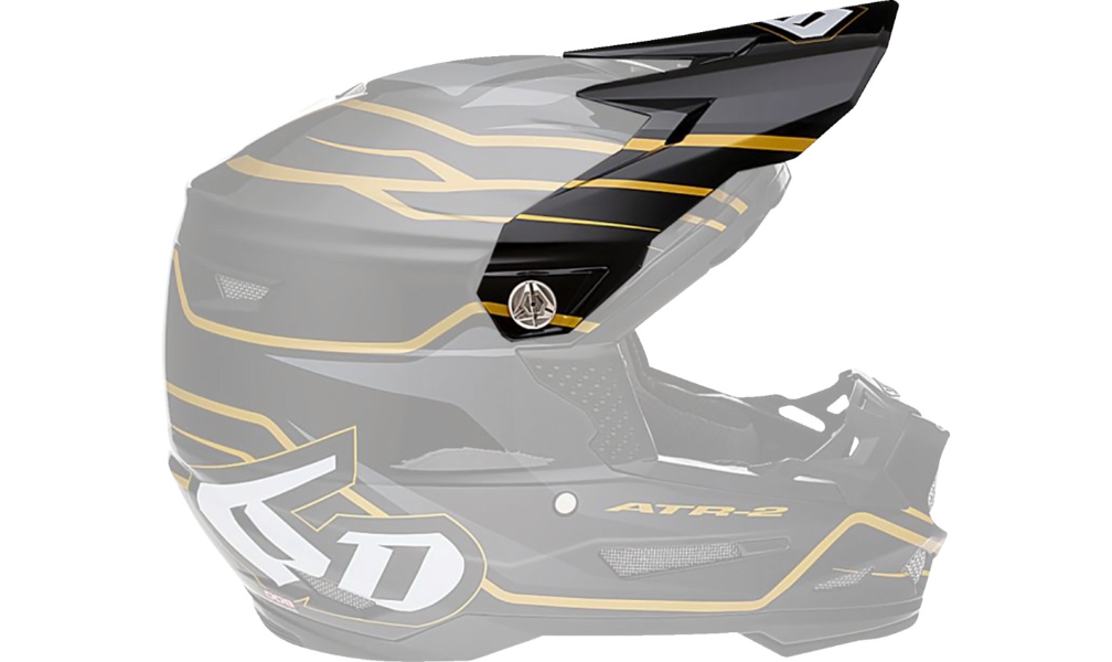 Visor for ATR-2 Helmet - Phase Black/Gold