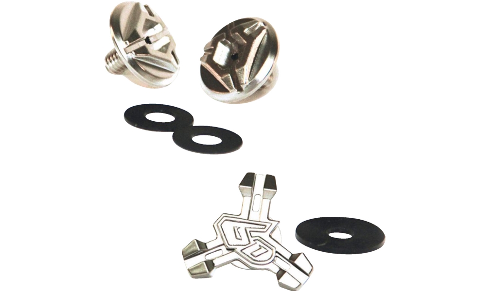 Visor Screws for ATR Helmet - Chrome