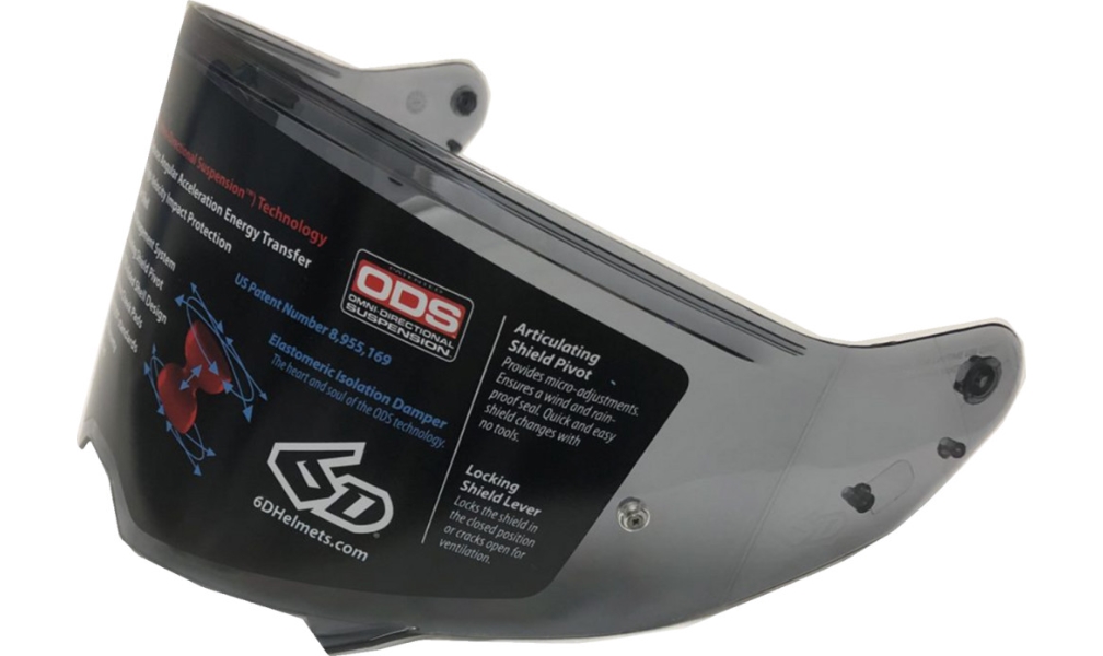 Face Shield for ATS-1R Helmet - Pinlock - Light Smoke