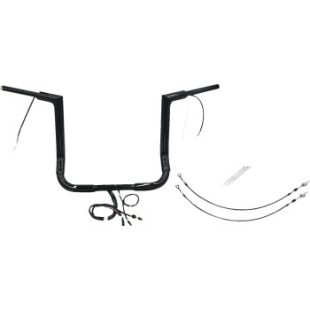 1-1/2in. Plug and Play EZ Install Flat Top Handlebar Kit - Black