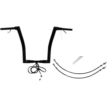 1-1/2in. Plug and Play EZ Install Flat Top Handlebar Kit - Black