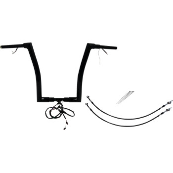 1-1/2in. Plug and Play EZ Install Flat Top Handlebar Kit - Black
