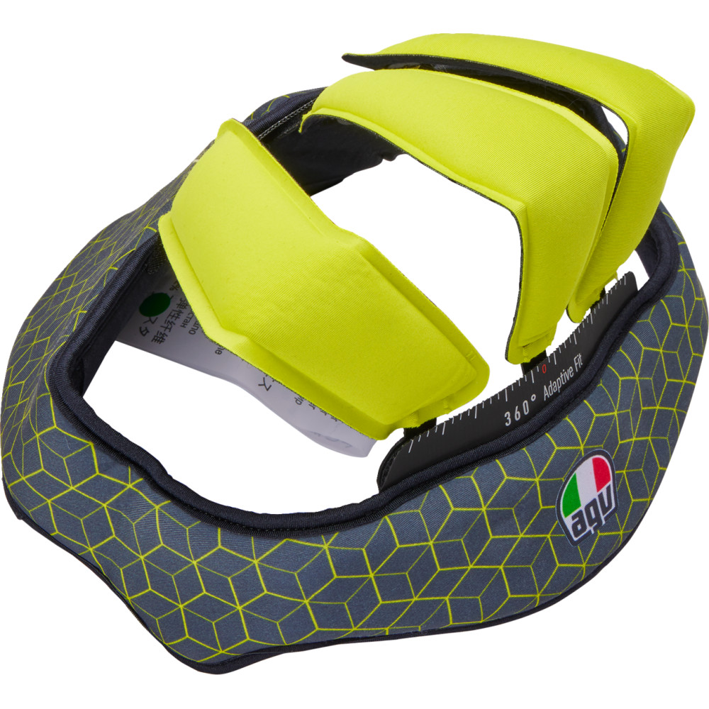Liner for Pista GP RR Helmet - Sm - Gray/Yellow