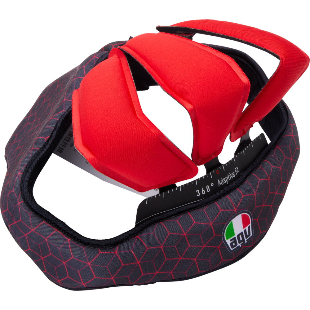 Liner for Pista GP RR Helmet - Md - Black/Red