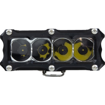 4in. 6-Series Combination Spot/Flood Light - Black with Clean Lens