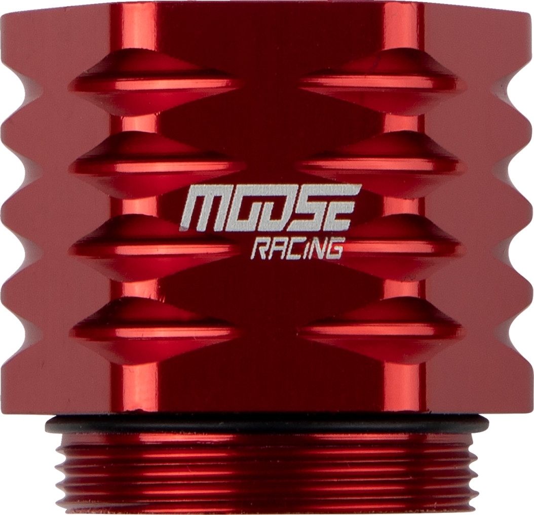 Rear Brake Caliper Cooler - Red