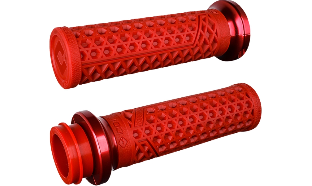Vans V-Twin Cable Lock-On Grips - Red