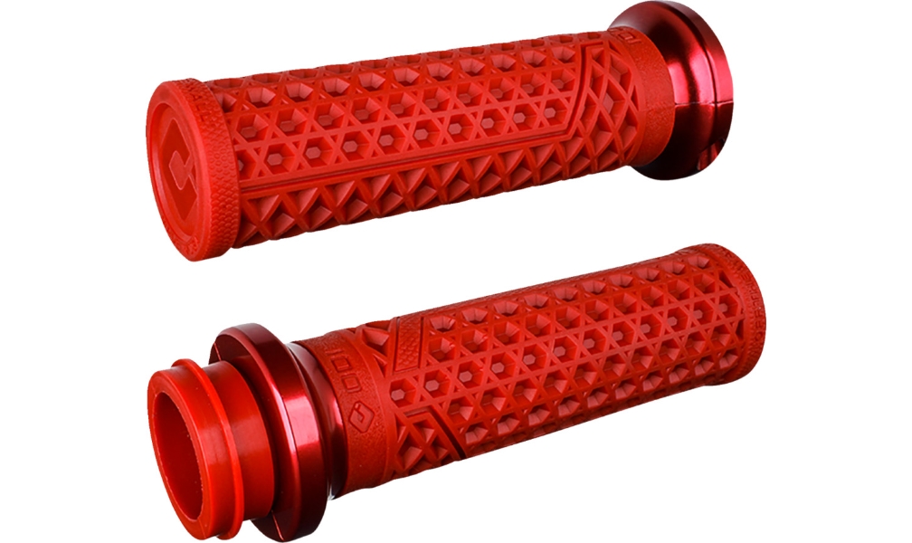 Vans V-Twin TBW Lock-On Grips - Red