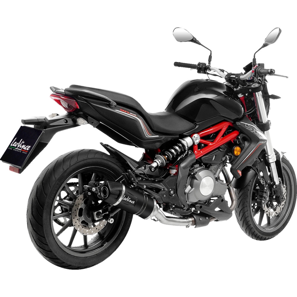 LV One EVO Slip-On Muffler - Stainless/Black Stainless