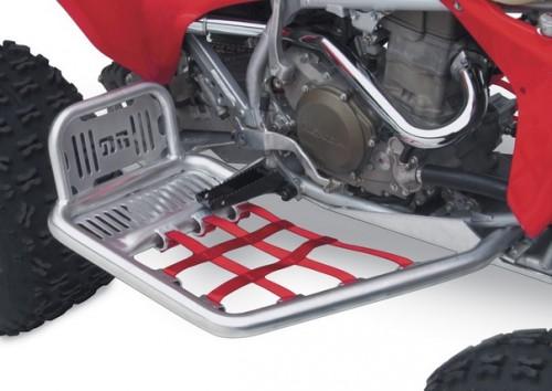 HG Alloy Series Nerf Bars - Silver Bar - Red Web