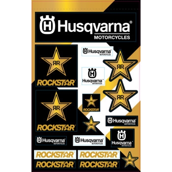Universal Decal Sheet - Husqvarna Racing - 12mll.