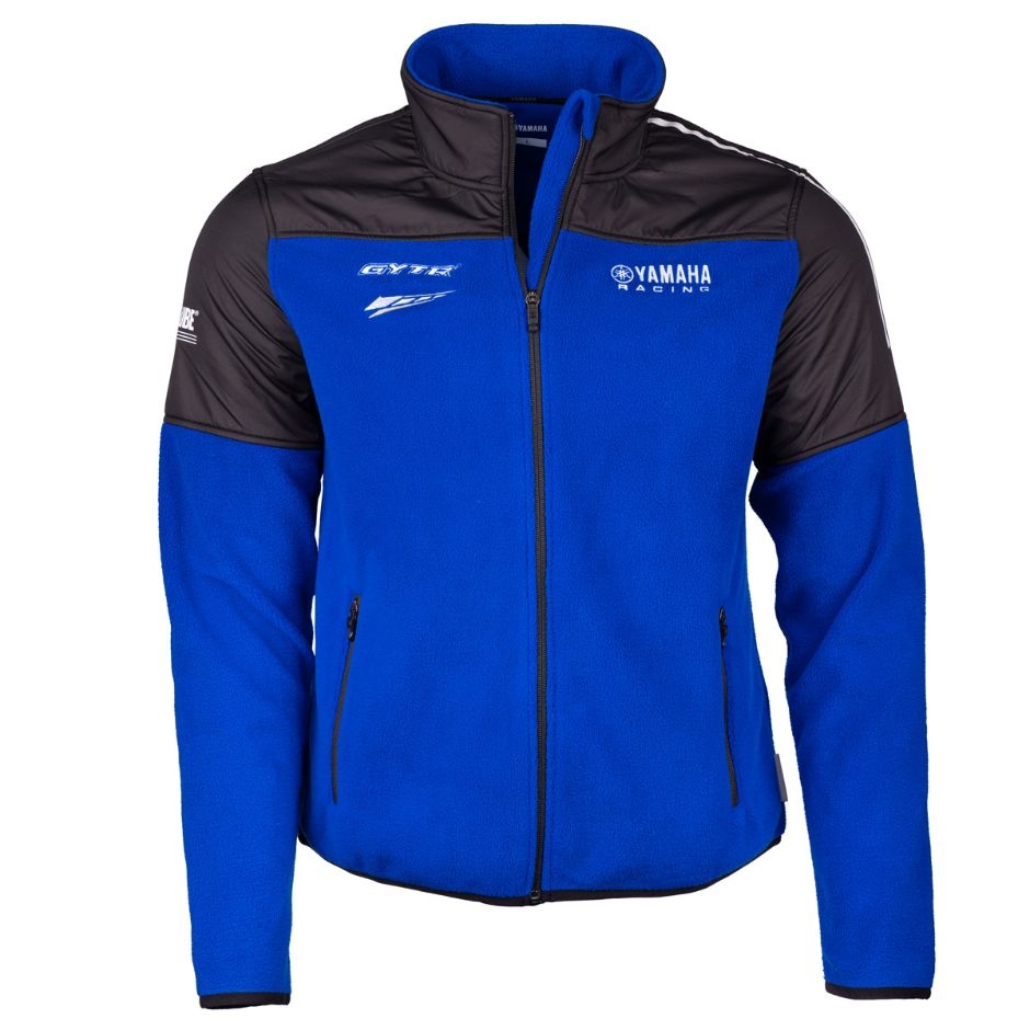 Paddock Blue Pulse Stripe Fleece