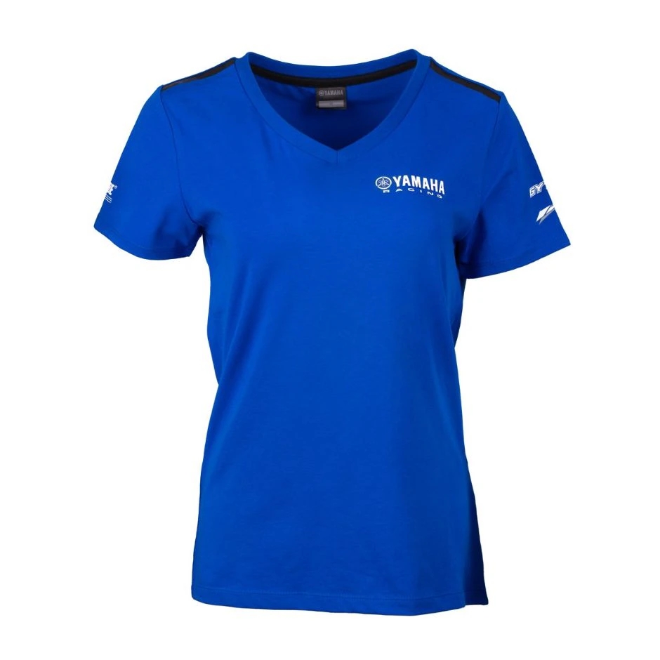 Yamaha Paddock Blue Essentials Logo Womens Tee