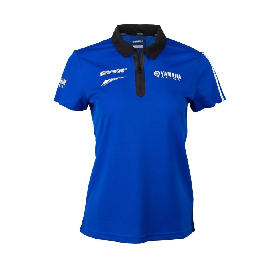 Paddock Blue Pulse Stripe Womens Polo