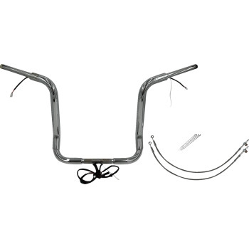 1-1/2in. Plug and Play EZ Install Round Top Handlebar Kit - Chrome
