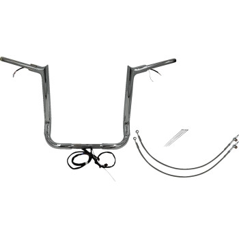 1-1/2in. Plug and Play EZ Install Pointed Top Handlebar Kit - Black