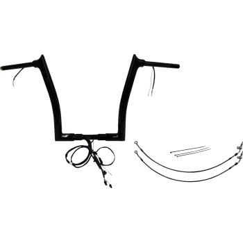 1-1/2in. Plug and Play EZ Install Pointed Top Handlebar Kit - Chrome