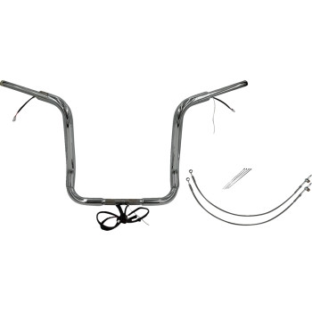 1-1/2in. Plug and Play EZ Install Round Top Handlebar Kit - Chrome