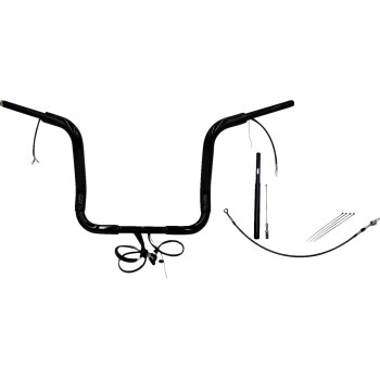 1-1/2in. Plug and Play EZ Install Round Top Handlebar Kit - Black
