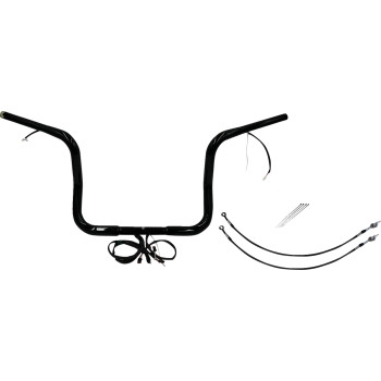 1-1/4in. Plug and Play EZ Install Round Top Handlebar Kit - Black