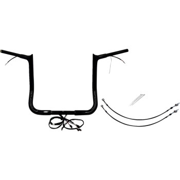 1-1/4in. Plug and Play EZ Install Pointed Top Handlebar Kit - Black