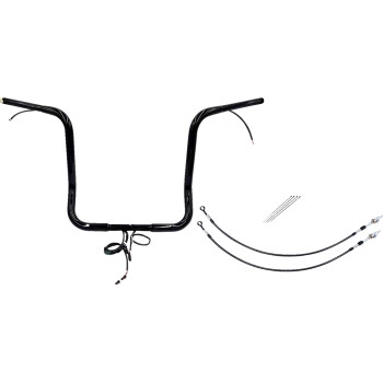 1-1/4in. Plug and Play EZ Install Pointed Top Handlebar Kit - Black
