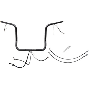 1-1/4in. Plug and Play EZ Install Round Top Handlebar Kit - Black