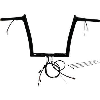 1-1/4in. Plug and Play EZ Install Pointed Top Handlebar Kit - Black