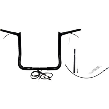 1-1/4in. Plug and Play EZ Install Pointed Top Handlebar Kit - Black