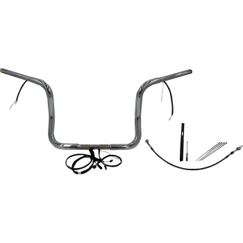 1-1/4in. Plug and Play EZ Install Round Top Handlebar Kit - Chrome