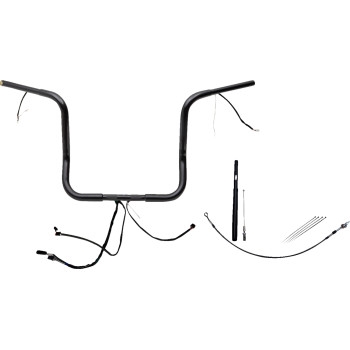 1-1/4in. Plug and Play EZ Install Round Top Handlebar Kit - Black