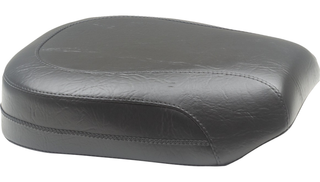 Wide Touring Passenger Seat - Black without Studs