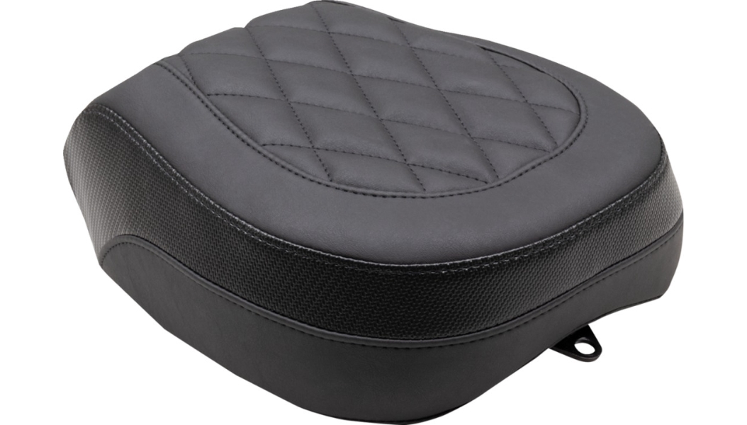 Recessed Passenger Seat - Diamond Stitch - Black