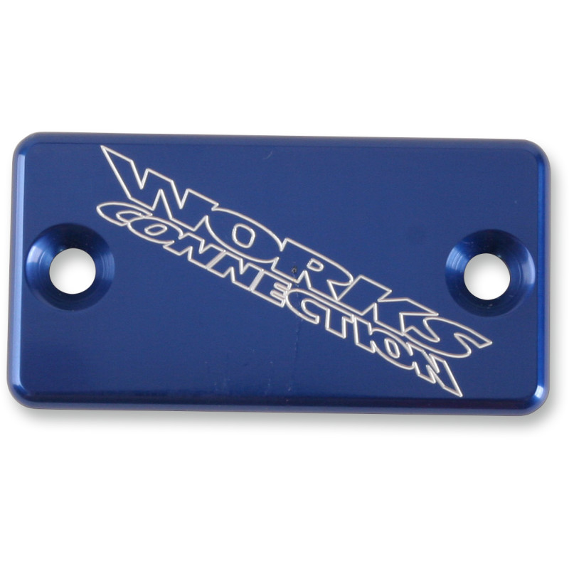 Anodized Billet Aluminum Front Brake Reservoir Cover - Blue