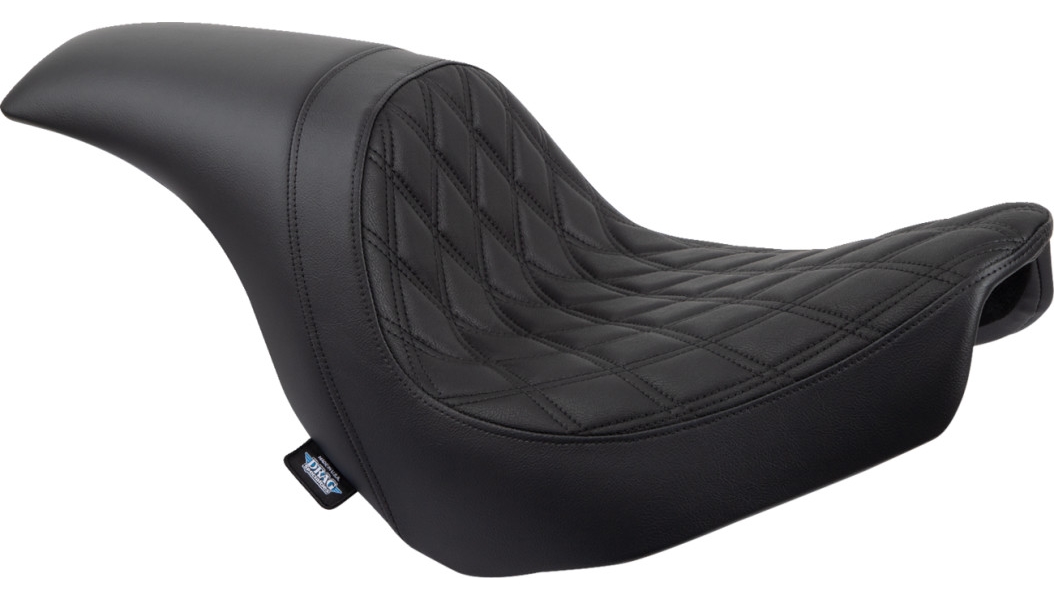 Predator Seat - Double Diamond - Black with Black Sitching