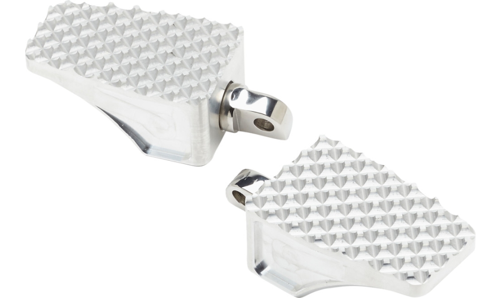 Billet County Footpegs - Raw