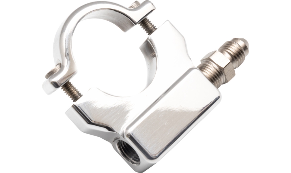 Handlebar Oil Pressure Gauge Mount - 1in. - Chrome