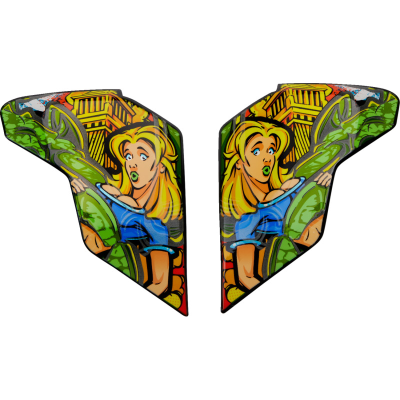 Sideplates for Airflite Helmets - Bugoid Blitz Blue