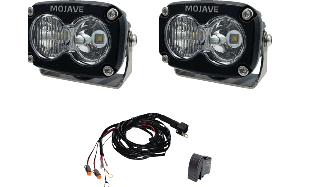 LED Racing Light Kit - 2in.x3in. - 20W - 2000LM