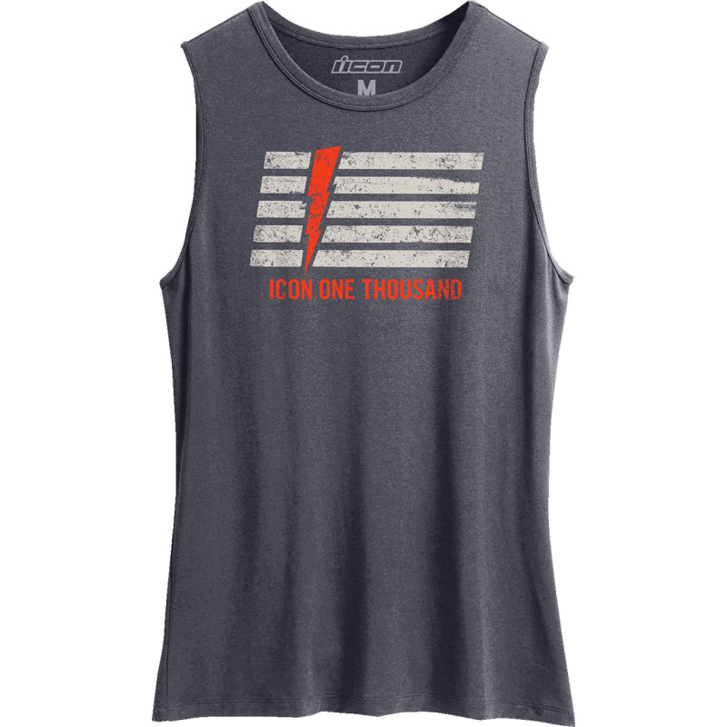 1000 Invasion Stripe Womens Tank Top
