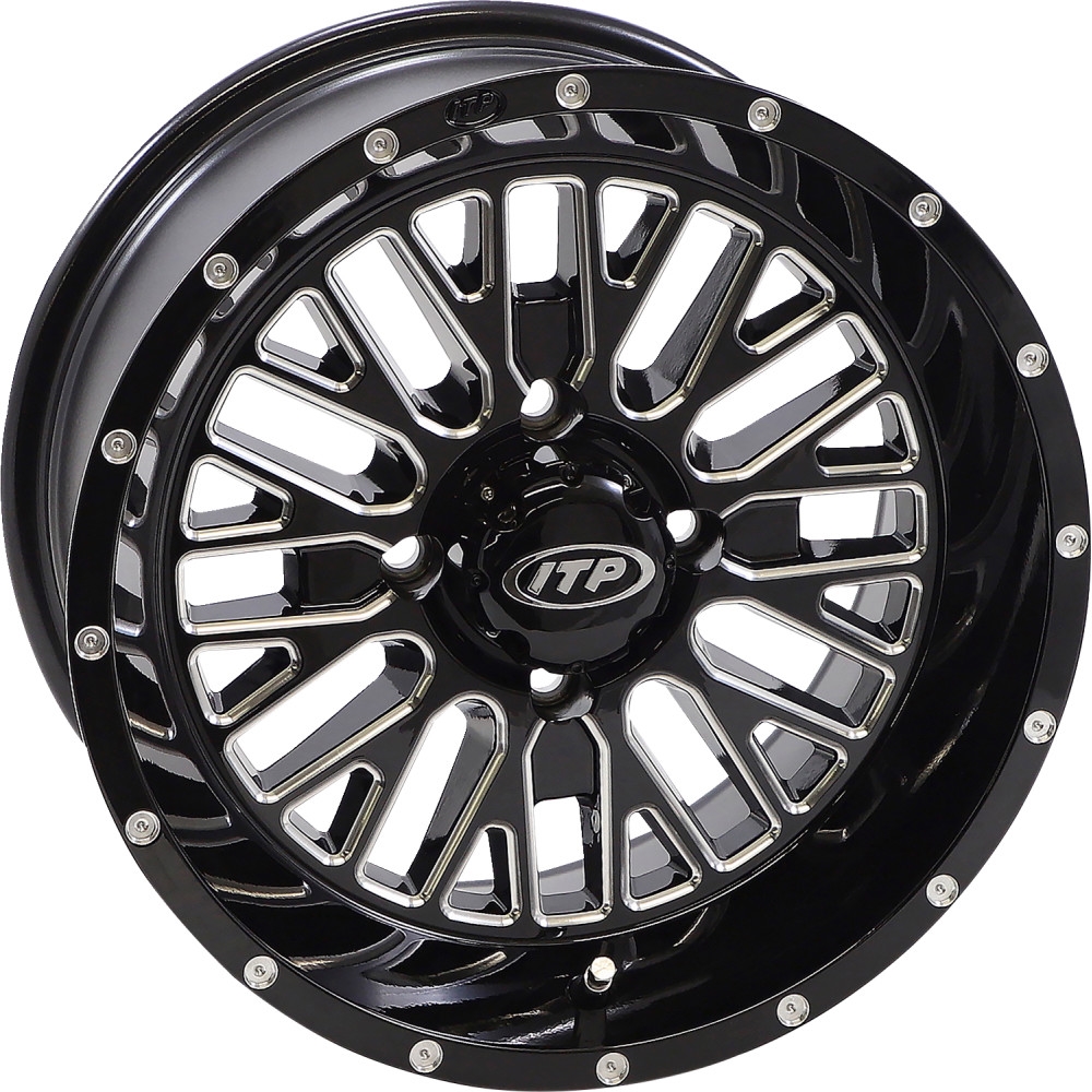 Momentum Wheel - 14x7 - 4+3 Offset - 4/110 - Gloss Black/Machined
